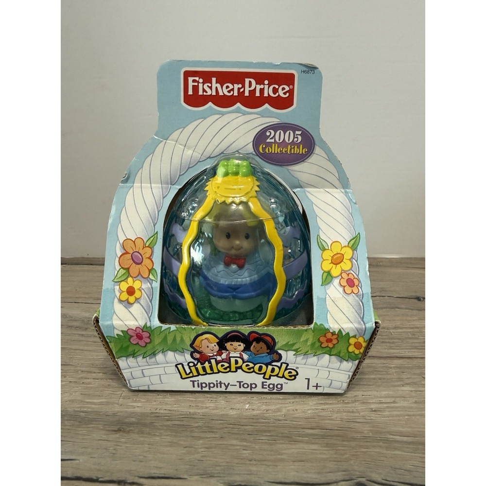 Fisher Price 2005 Collectible Little People Tippity-Top Egg Eddie NEW IN BOX